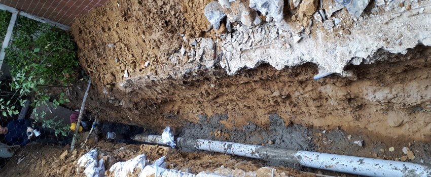 Pendik de pis su hattı çalışması 